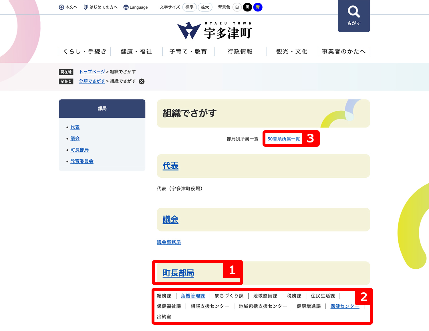 組織でさがす_トップイメージ