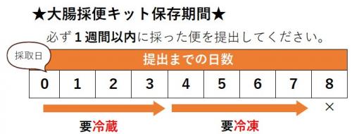 大腸採便キット保存期間