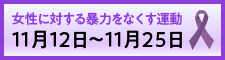 女性に対する暴力をなくす運動期間