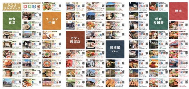 グルメマップ裏の画像